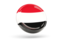 Yemen. Shiny round icon. Download icon.