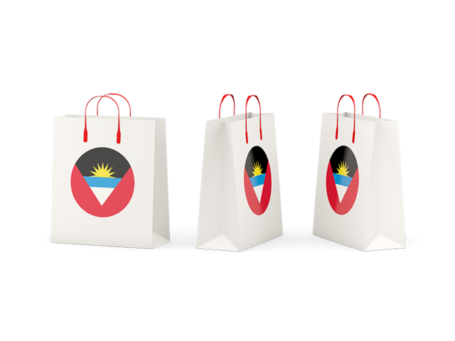 Shopping bags. Download flag icon of Antigua and Barbuda at PNG format