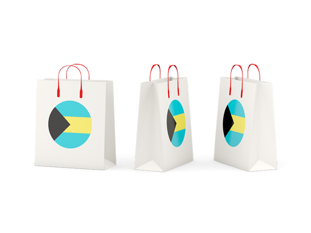 Shopping bags. Download flag icon of Bahamas at PNG format