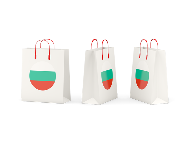 Shopping bags. Download flag icon of Bulgaria at PNG format