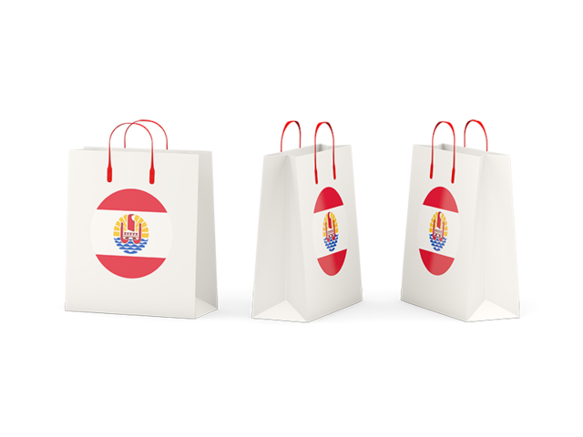 Shopping bags. Download flag icon of French Polynesia at PNG format