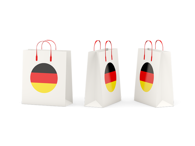Shopping bags. Download flag icon of Germany at PNG format