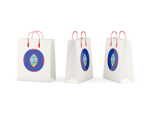 Shopping bags. Download flag icon of Guam at PNG format