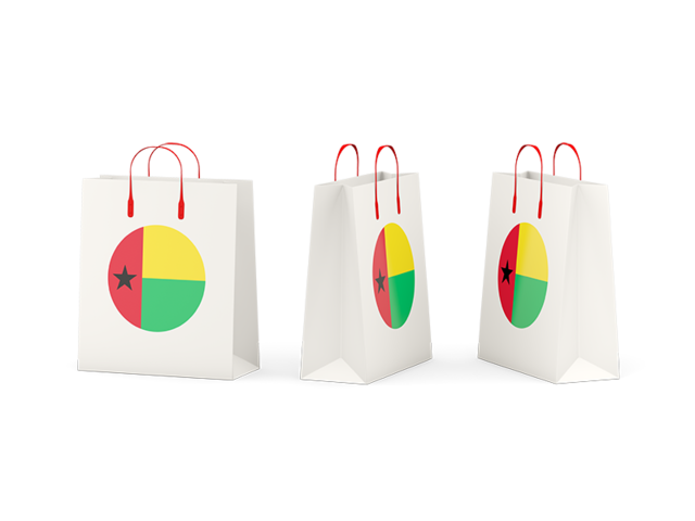 Shopping bags. Download flag icon of Guinea-Bissau at PNG format