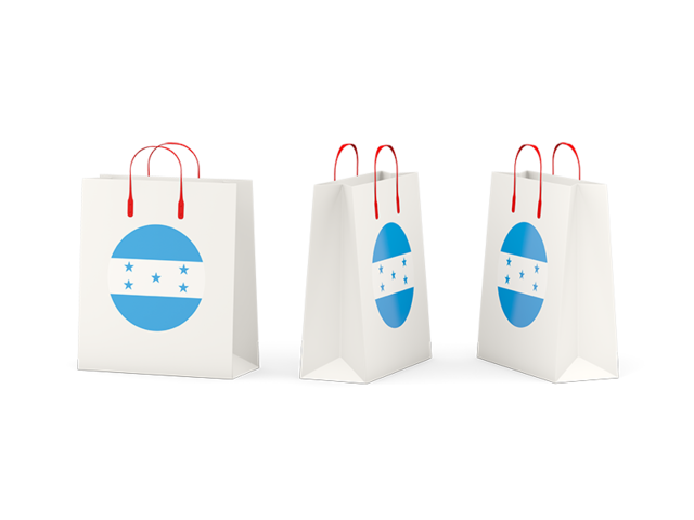 Shopping bags. Download flag icon of Honduras at PNG format