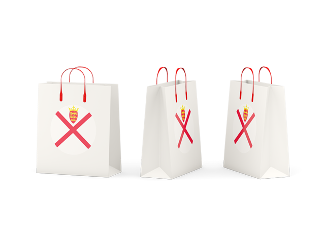 Shopping bags. Download flag icon of Jersey at PNG format