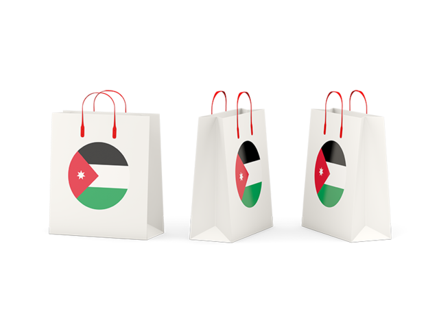 Shopping bags. Download flag icon of Jordan at PNG format