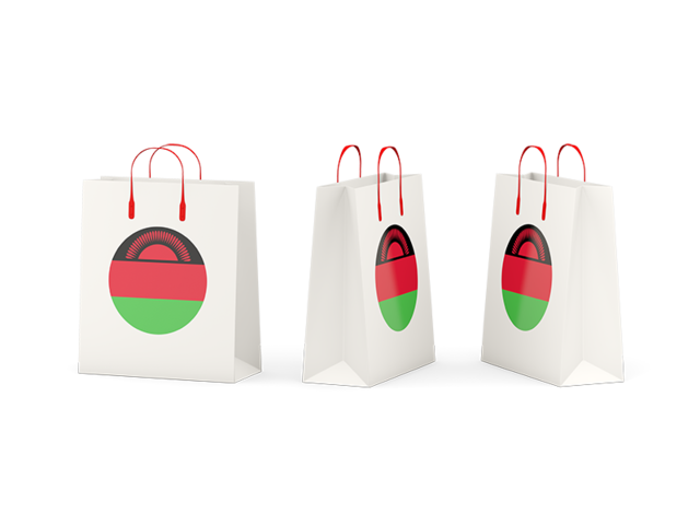 Shopping bags. Download flag icon of Malawi at PNG format