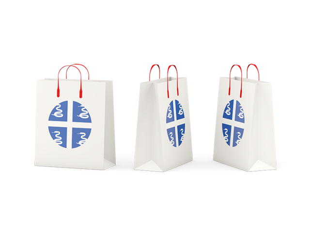 Shopping bags. Download flag icon of Martinique at PNG format