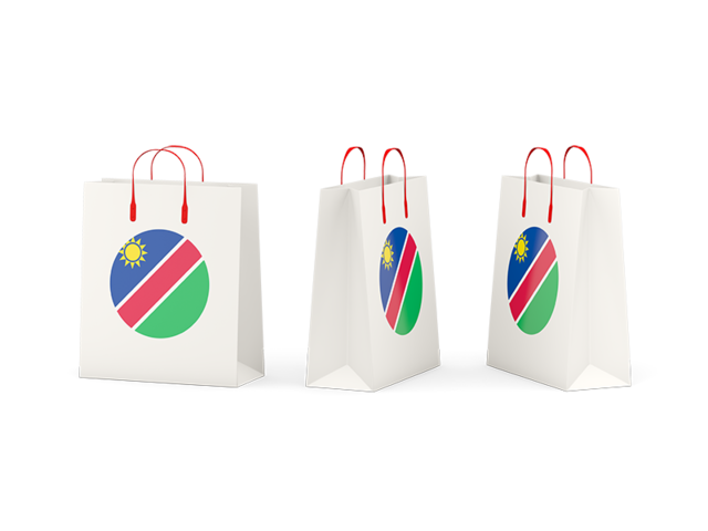 Shopping bags. Download flag icon of Namibia at PNG format