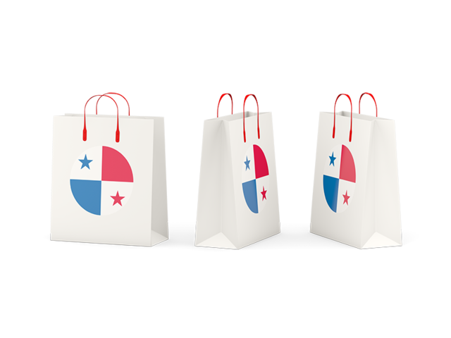 Shopping bags. Download flag icon of Panama at PNG format