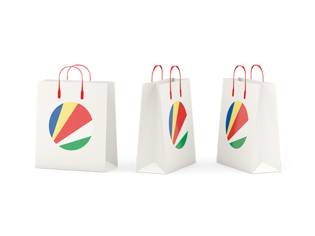 Shopping bags. Download flag icon of Seychelles at PNG format