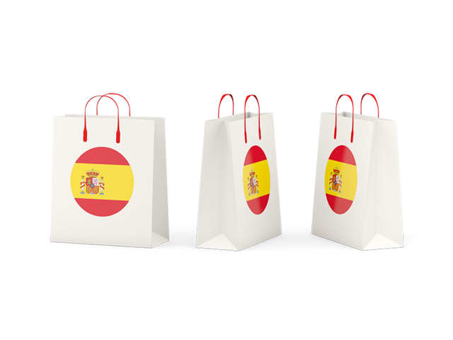 Shopping bags. Download flag icon of Spain at PNG format