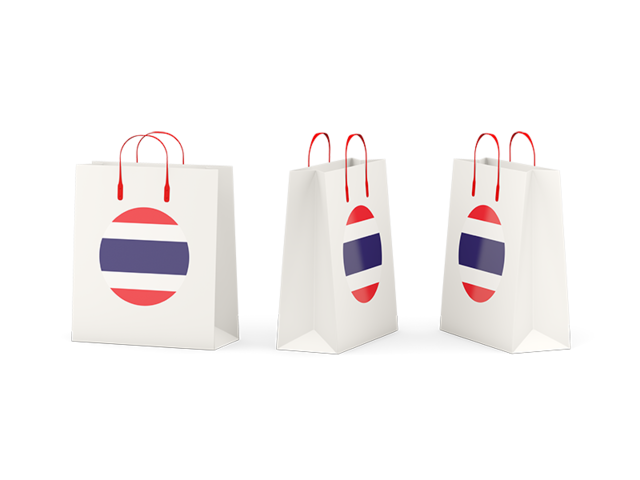 Shopping bags. Download flag icon of Thailand at PNG format