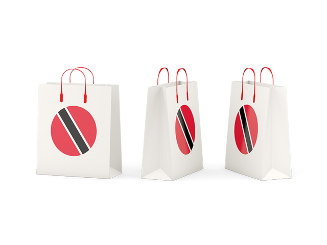 Shopping bags. Download flag icon of Trinidad and Tobago at PNG format