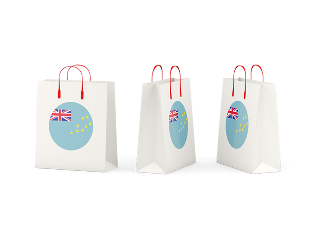 Shopping bags. Download flag icon of Tuvalu at PNG format