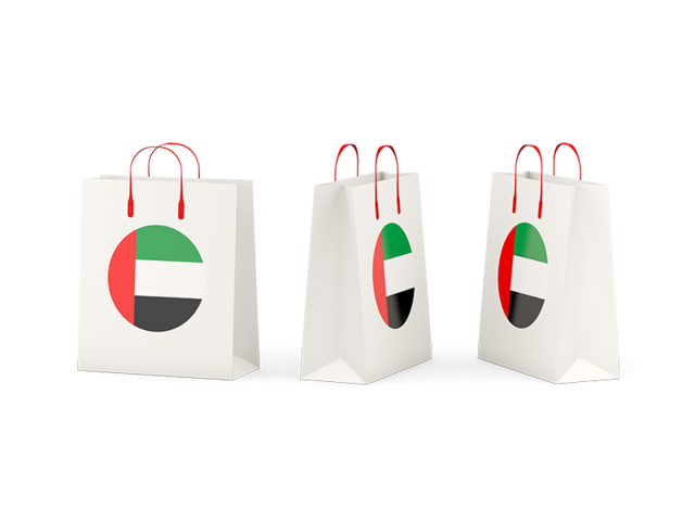 Shopping bags. Download flag icon of United Arab Emirates at PNG format