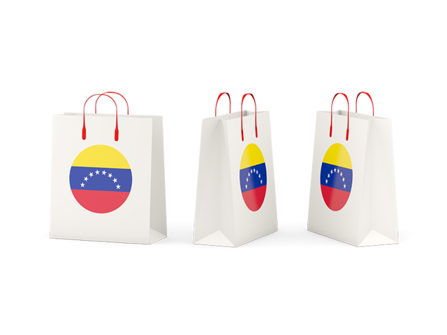Shopping bags. Download flag icon of Venezuela at PNG format