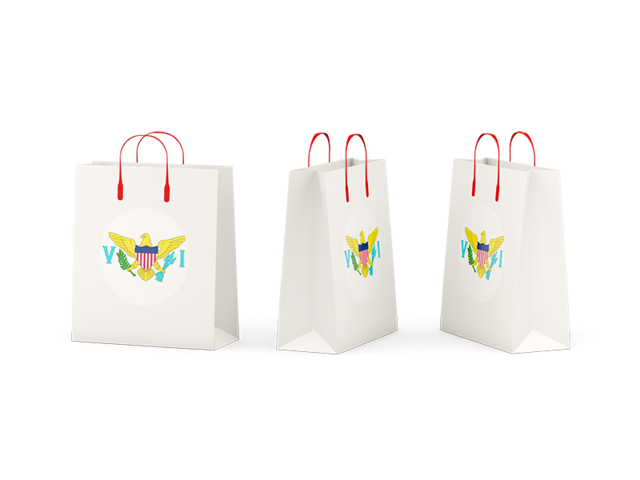 Shopping bags. Download flag icon of Virgin Islands of the United States at PNG format