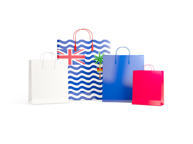 Shopping bags with flag. Download flag icon of British Indian Ocean Territory at PNG format