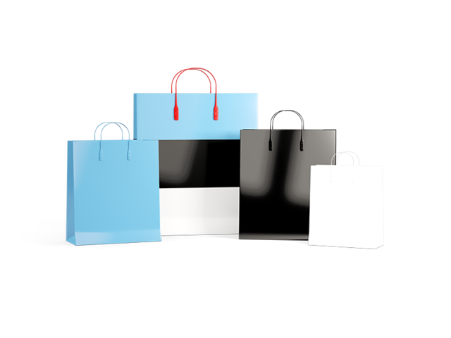 Shopping bags with flag. Download flag icon of Estonia at PNG format