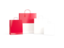 Indonesia. Shopping bags with flag. Download icon.