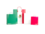 Mexico. Shopping bags with flag. Download icon.