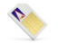 American Samoa. Sim card icon. Download icon.