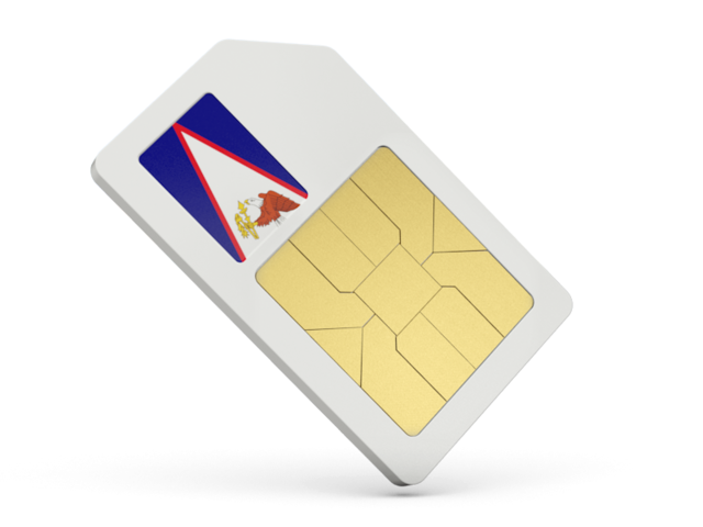 Sim card icon. Download flag icon of American Samoa at PNG format