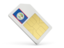 Belize. Sim card icon. Download icon.