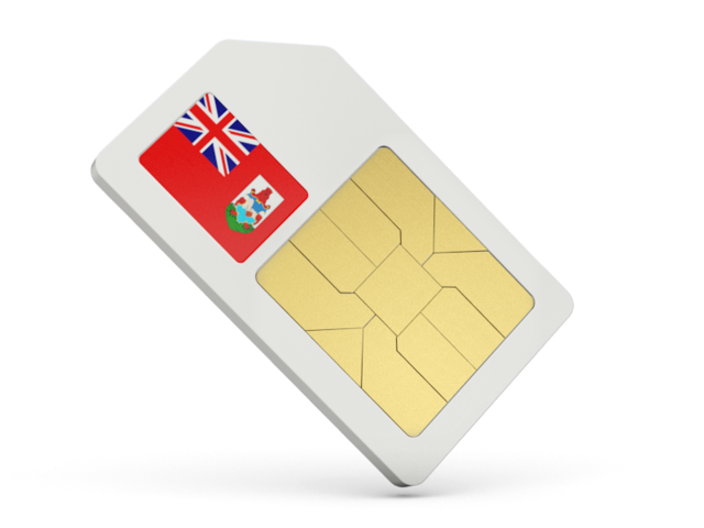 Sim card icon. Download flag icon of Bermuda at PNG format