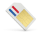 Bonaire. Sim card icon. Download icon.