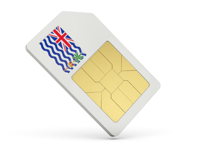 Sim card icon. Download flag icon of British Indian Ocean Territory at PNG format