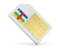 Central African Republic. Sim card icon. Download icon.