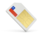 Chile. Sim card icon. Download icon.