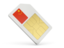 China. Sim card icon. Download icon.