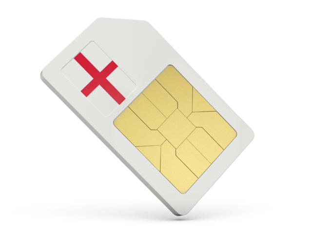 Sim card icon. Download flag icon of England at PNG format