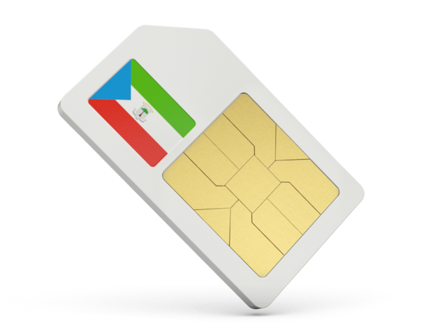 Sim card icon. Download flag icon of Equatorial Guinea at PNG format