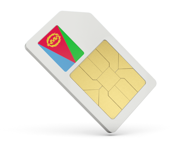 Sim card icon. Download flag icon of Eritrea at PNG format