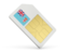 Fiji. Sim card icon. Download icon.