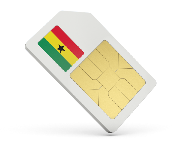 Sim card icon. Download flag icon of Ghana at PNG format