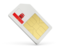 Gibraltar. Sim card icon. Download icon.