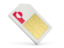 Greenland. Sim card icon. Download icon.