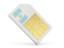 Guatemala. Sim card icon. Download icon.