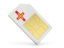 Guernsey. Sim card icon. Download icon.