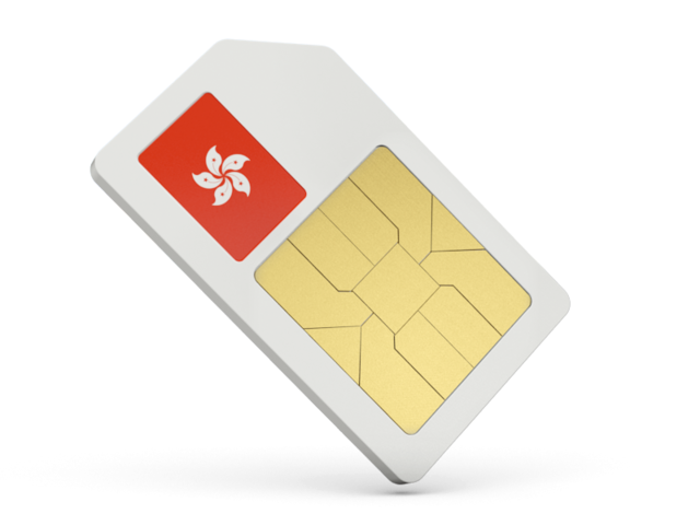 Sim card icon. Download flag icon of Hong Kong at PNG format