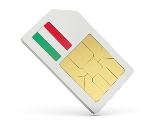 Sim card icon. Download flag icon of Hungary at PNG format