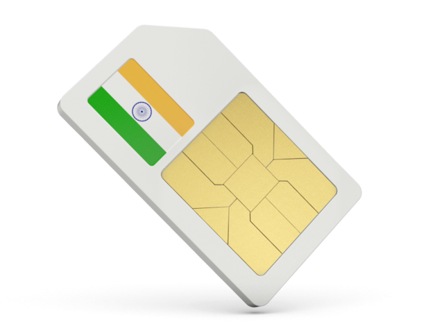 Sim card icon. Download flag icon of India at PNG format