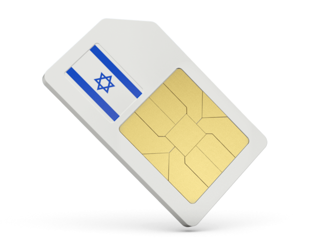 Sim card icon. Download flag icon of Israel at PNG format
