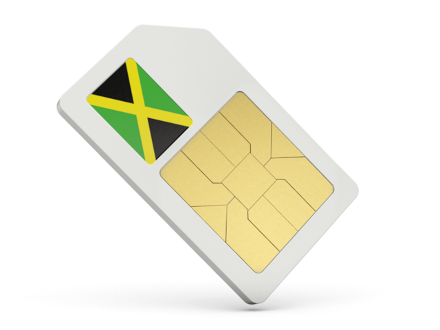 Sim card icon. Download flag icon of Jamaica at PNG format